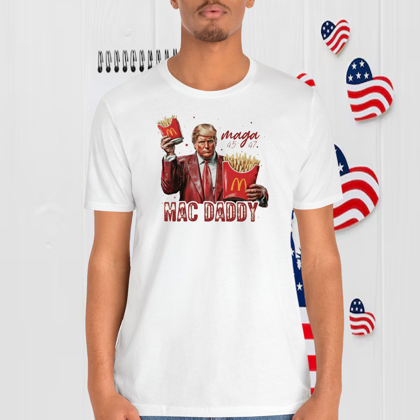Trump MAGA 45-47 Mac Daddy Shirt