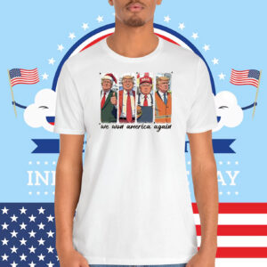 Trump MAGA We Won America Again Shirt