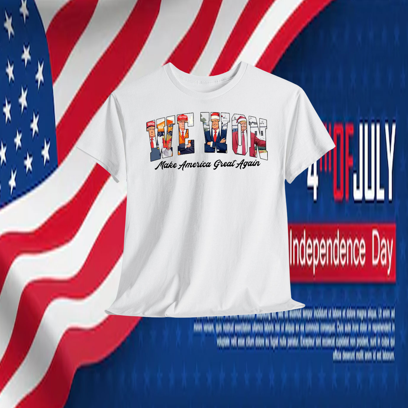 Trump MAGA We Won Make America Great Again Shirt