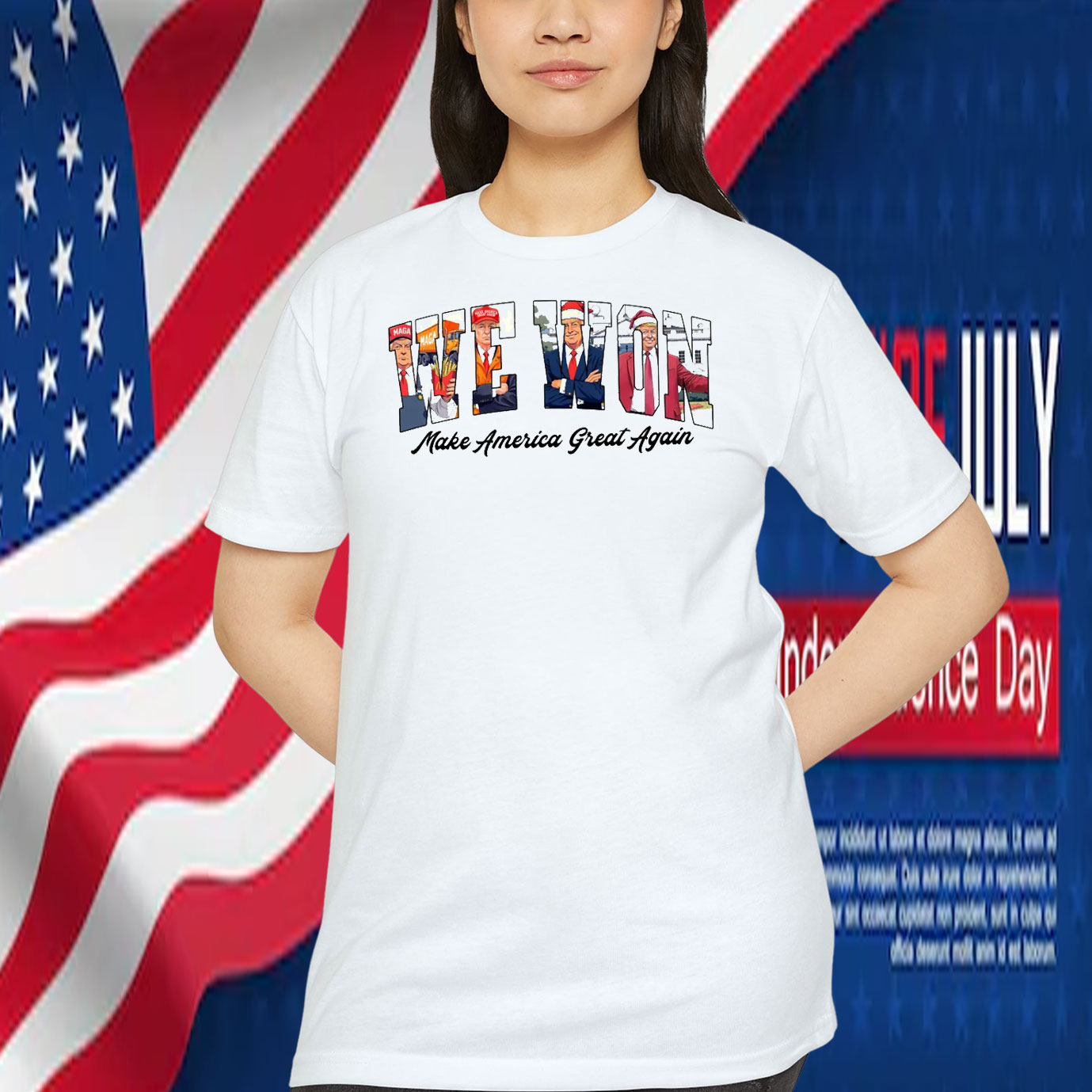 Trump MAGA We Won Make America Great Again Shirt