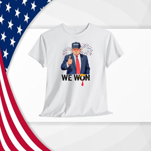 Trump MAGA We Won Shirt
