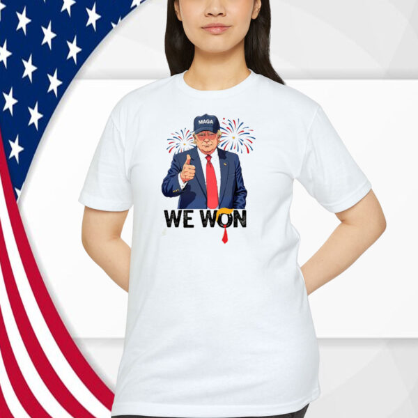Trump MAGA We Won Shirt
