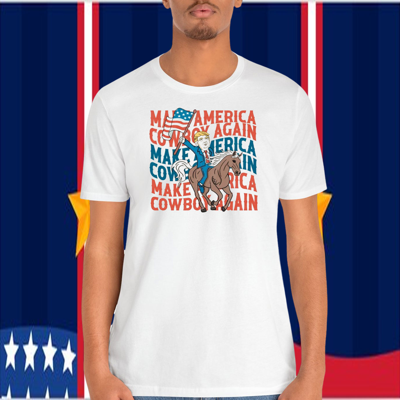 Trump Make America Cowboy Again Shirt