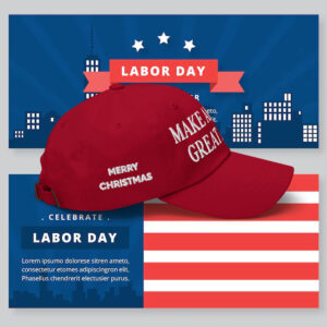 Trump Make America Great Again Embroidered Structured Flexfit Cap