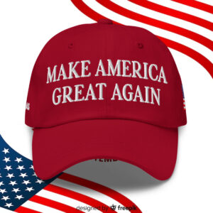 Trump Make America Great Again Embroidered Washed Cap