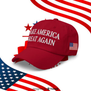 Trump Make America Great Again Embroidered Washed Cap