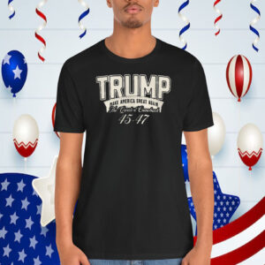 Trump Make America Great Again The Greatest Comeback 45-47 Shirt