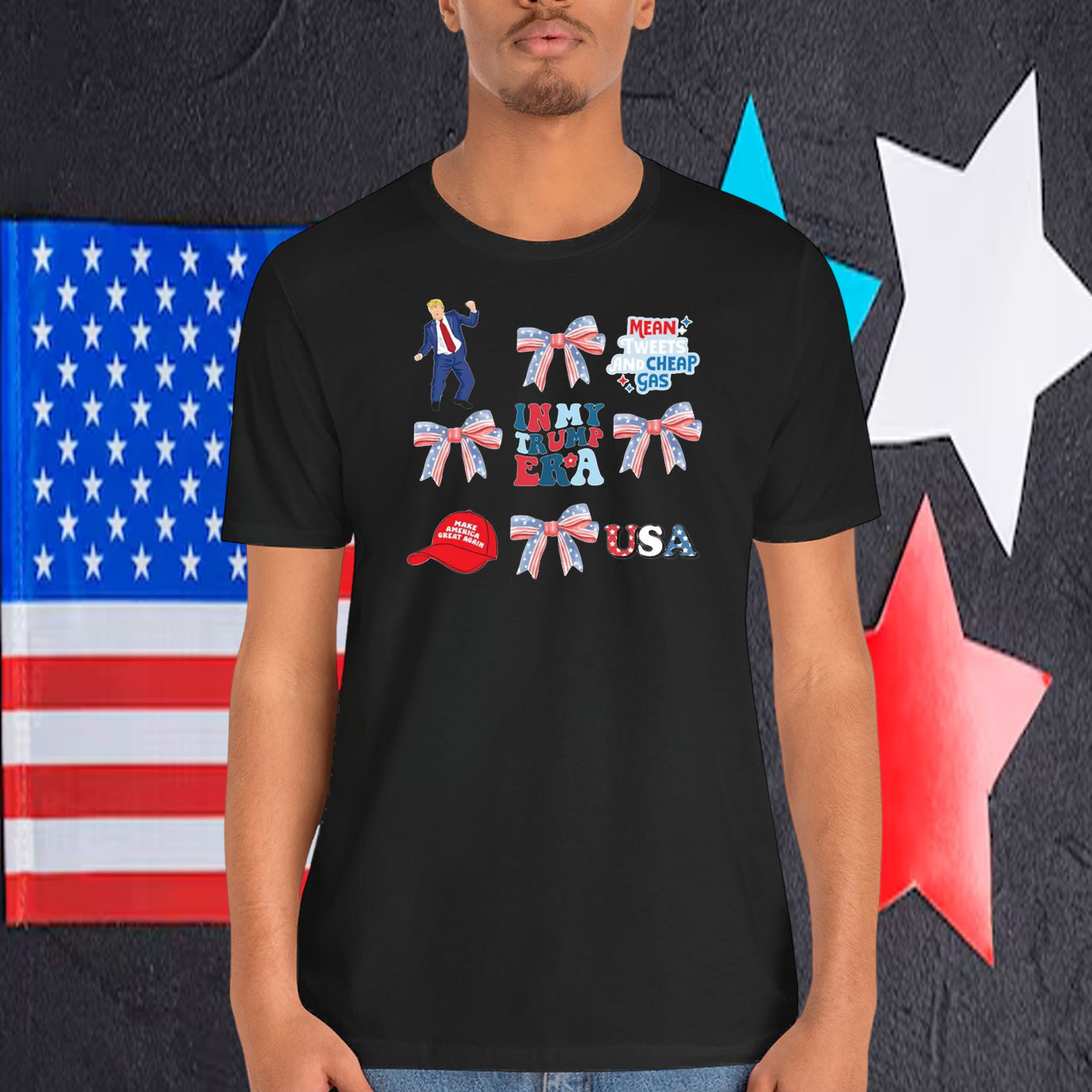 Trump Mean Tweets And Cheap Gas In My Trump Era USA Shirt