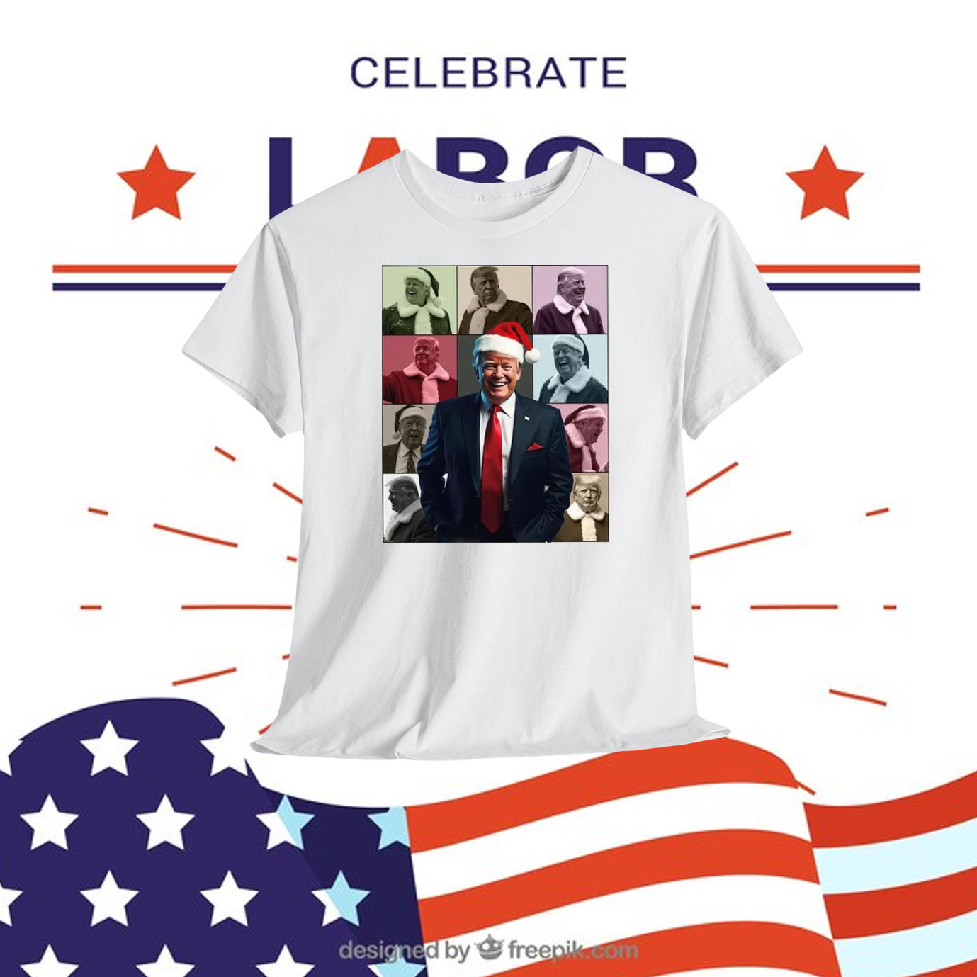 Trump Merry Christmas America 2024 Election Shirt