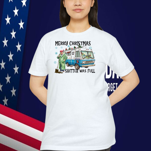 Trump Merry Christmas Shitter Was Full Shirt