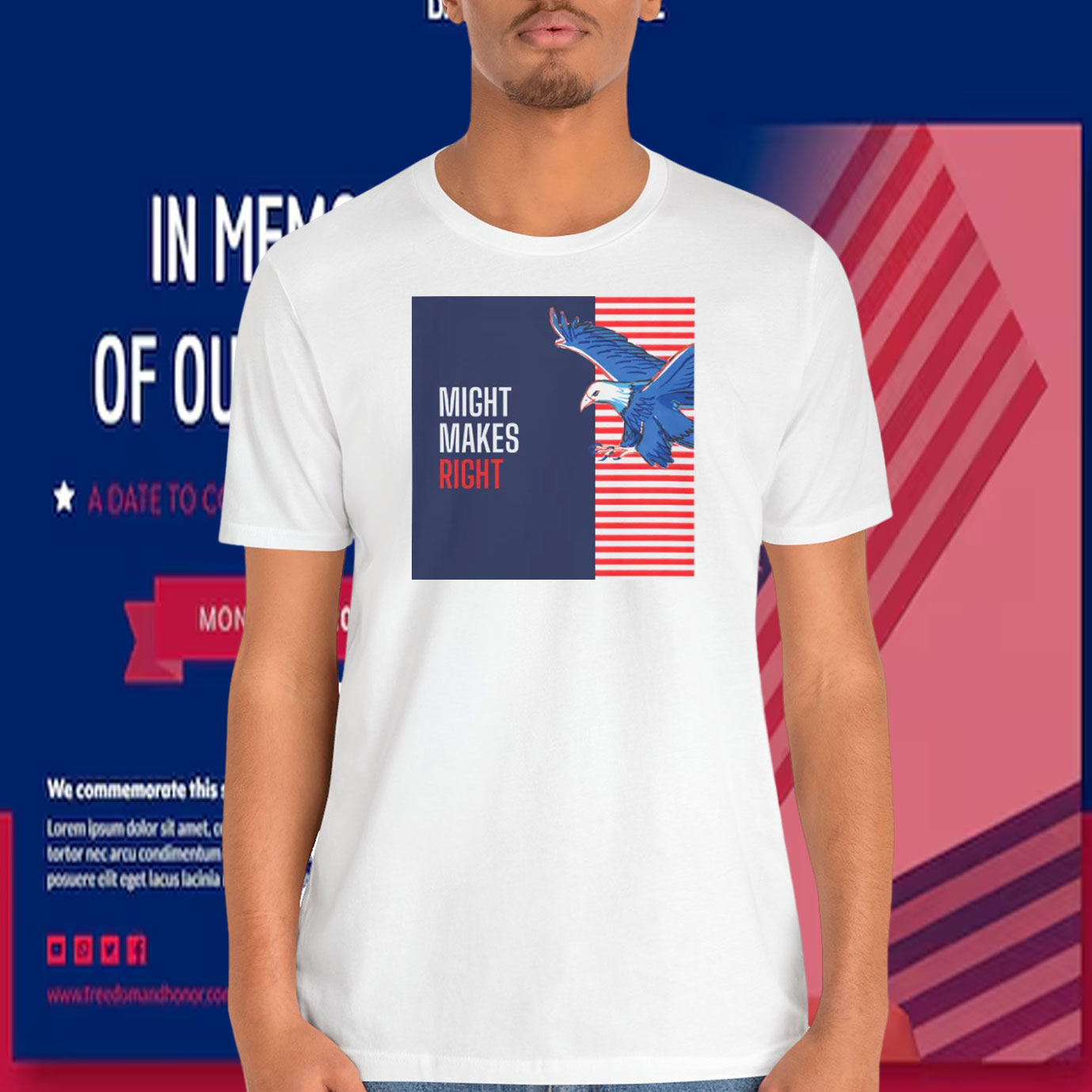 Trump Might Makes Right 2024 Shirt