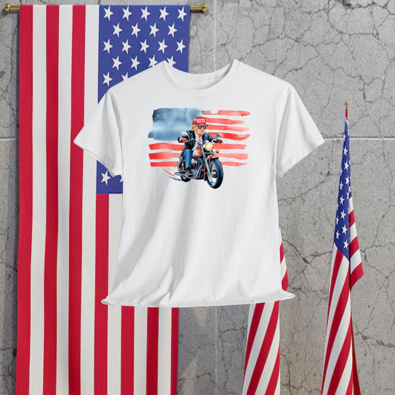 Trump Motorcycle America T-Shirt