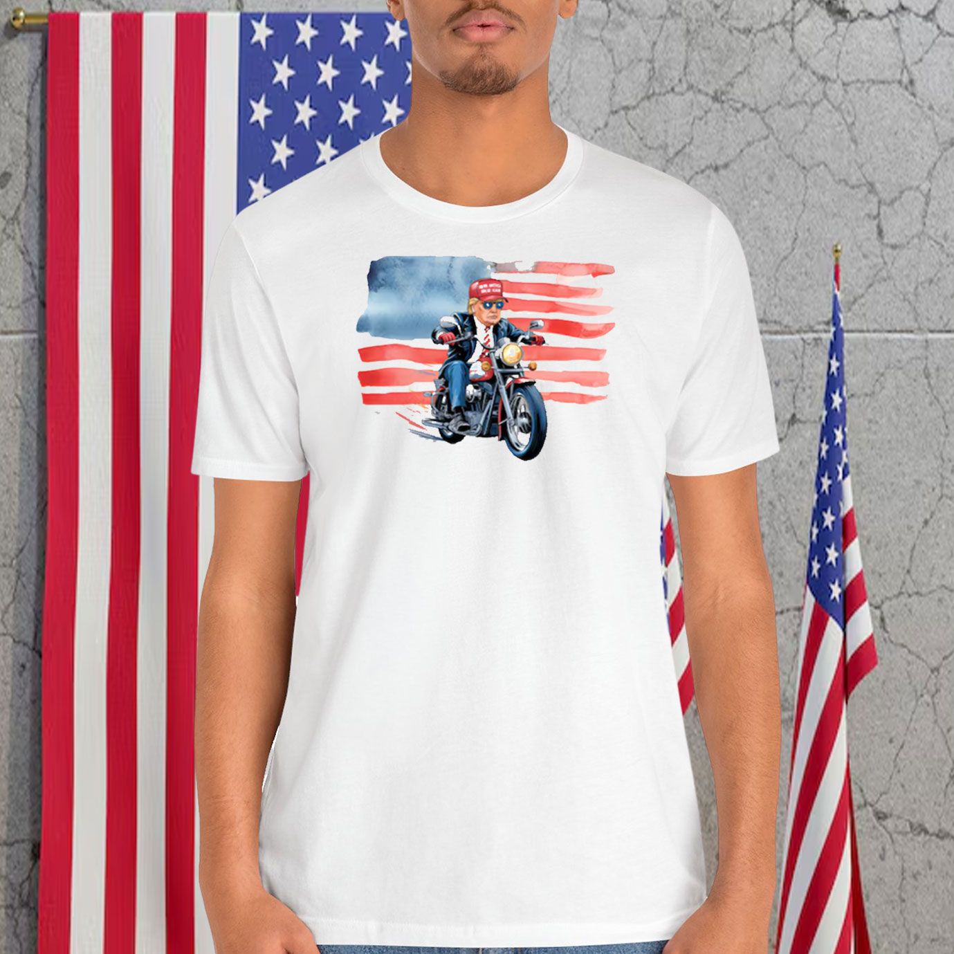 Trump Motorcycle America T-Shirt