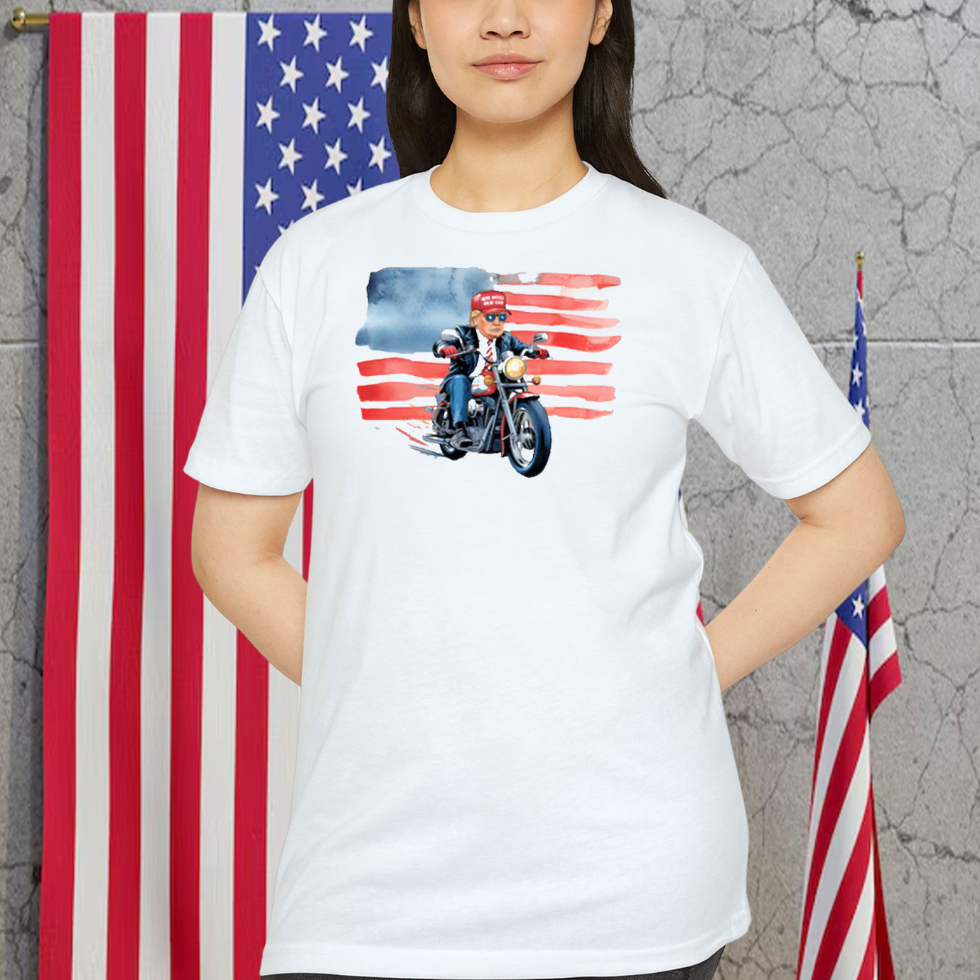 Trump Motorcycle America T-Shirt