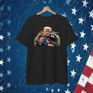 Trump Peanut Squirrel Raccoon T-Shirt