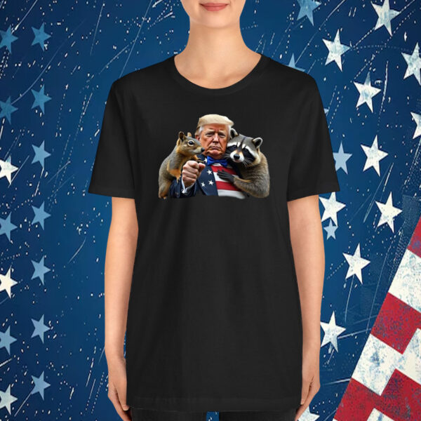 Trump Peanut Squirrel Raccoon T-Shirt