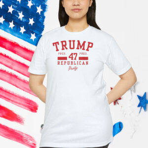 Trump Pres. Pres. 47 Republican Party Shirt