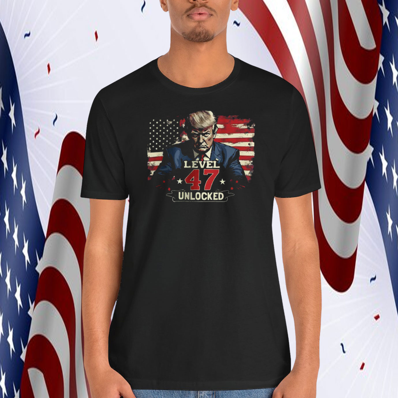 Trump President Level 47 Unlocked 2024 Shirt
