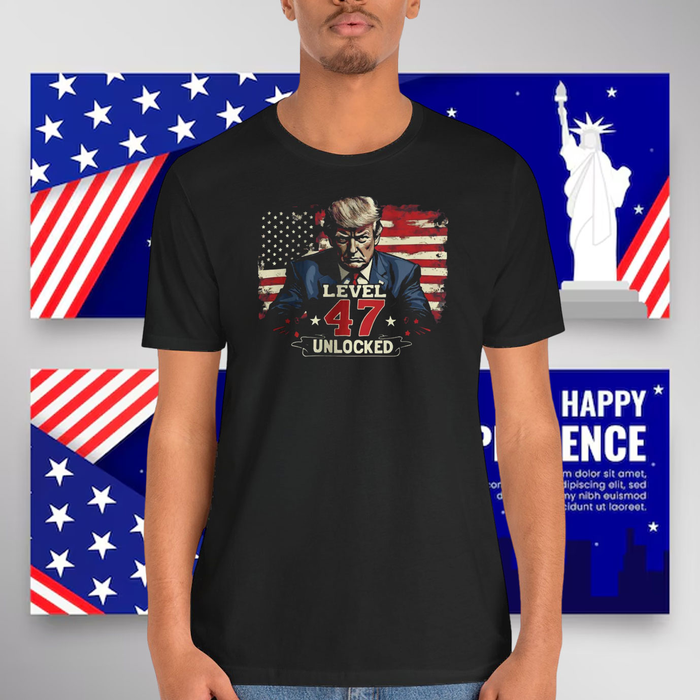 Trump President Level 47 Unlocked Shirt