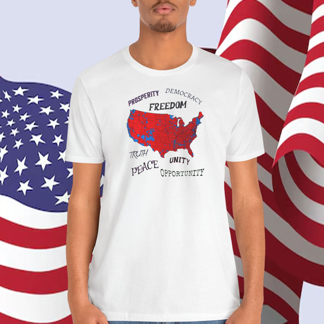Trump Prosperity Democracy Freedom Truth Unity Peace Opportunity Shirt