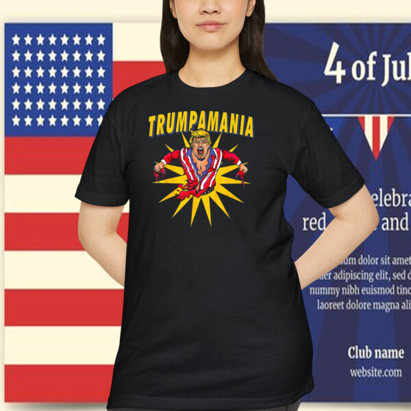 Trump Republican Convention Wrestling Meme Trumpamania T-Shirt