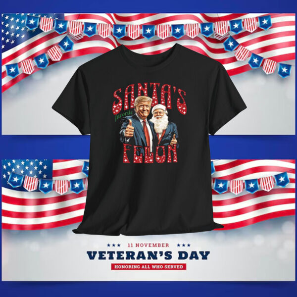 Trump Santa’s Favorite Felon Shirt