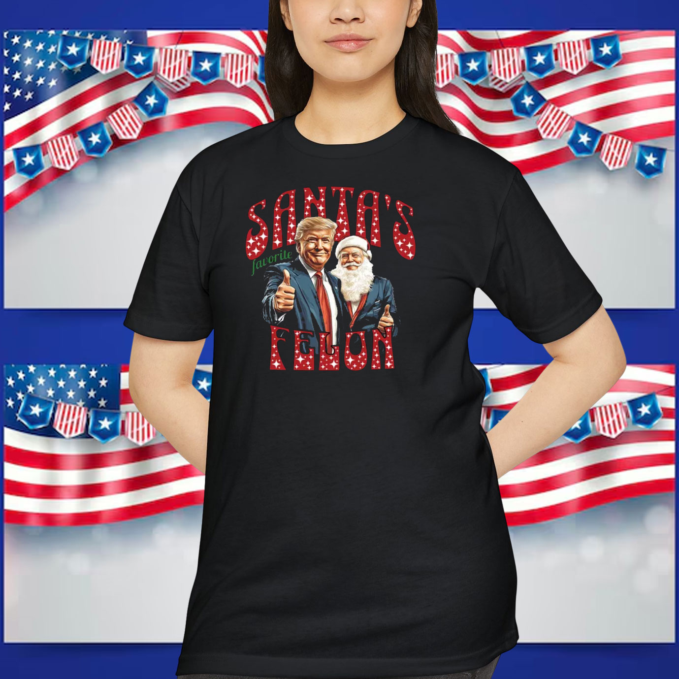 Trump Santa’s Favorite Felon Shirt