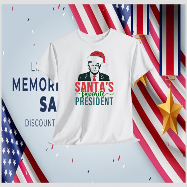 Trump Santa's Favorite President Christmas Shirt