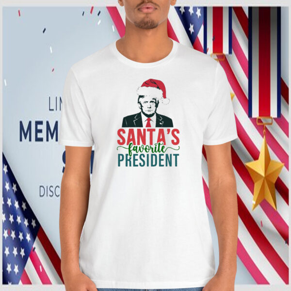 Trump Santa's Favorite President Christmas Shirt