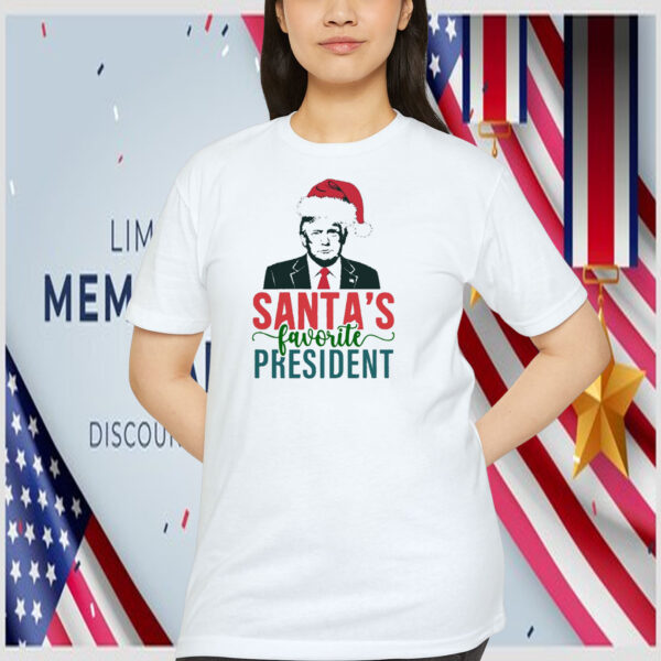 Trump Santa's Favorite President Christmas Shirt