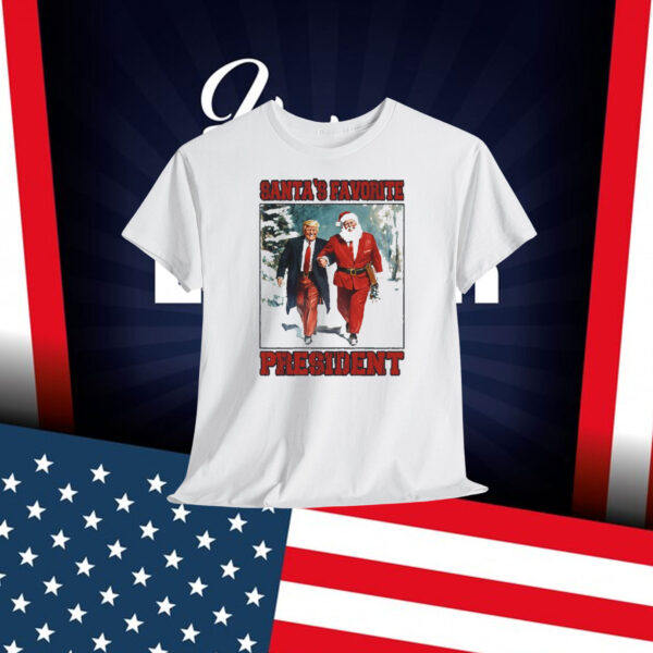 Trump Santa's Favorite President Shirt