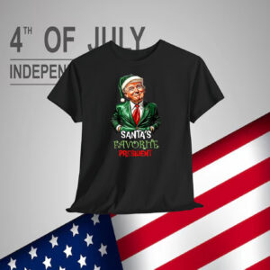 Trump Santa's Favorite President Shirts