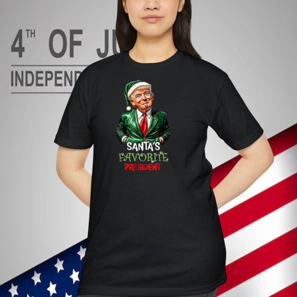 Trump Santa's Favorite President Shirts