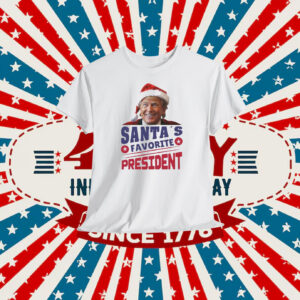 Trump Santa's Favorite President T-Shirt