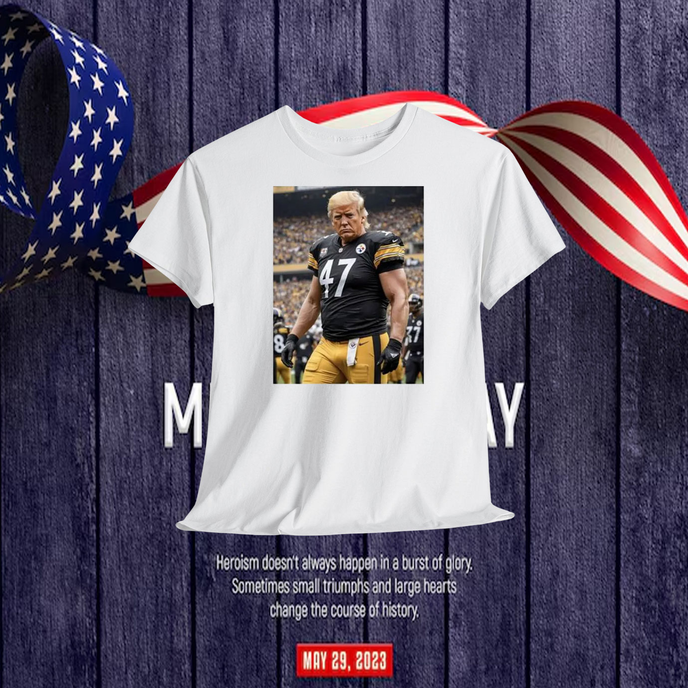 Trump Steelers 47 President Shirt