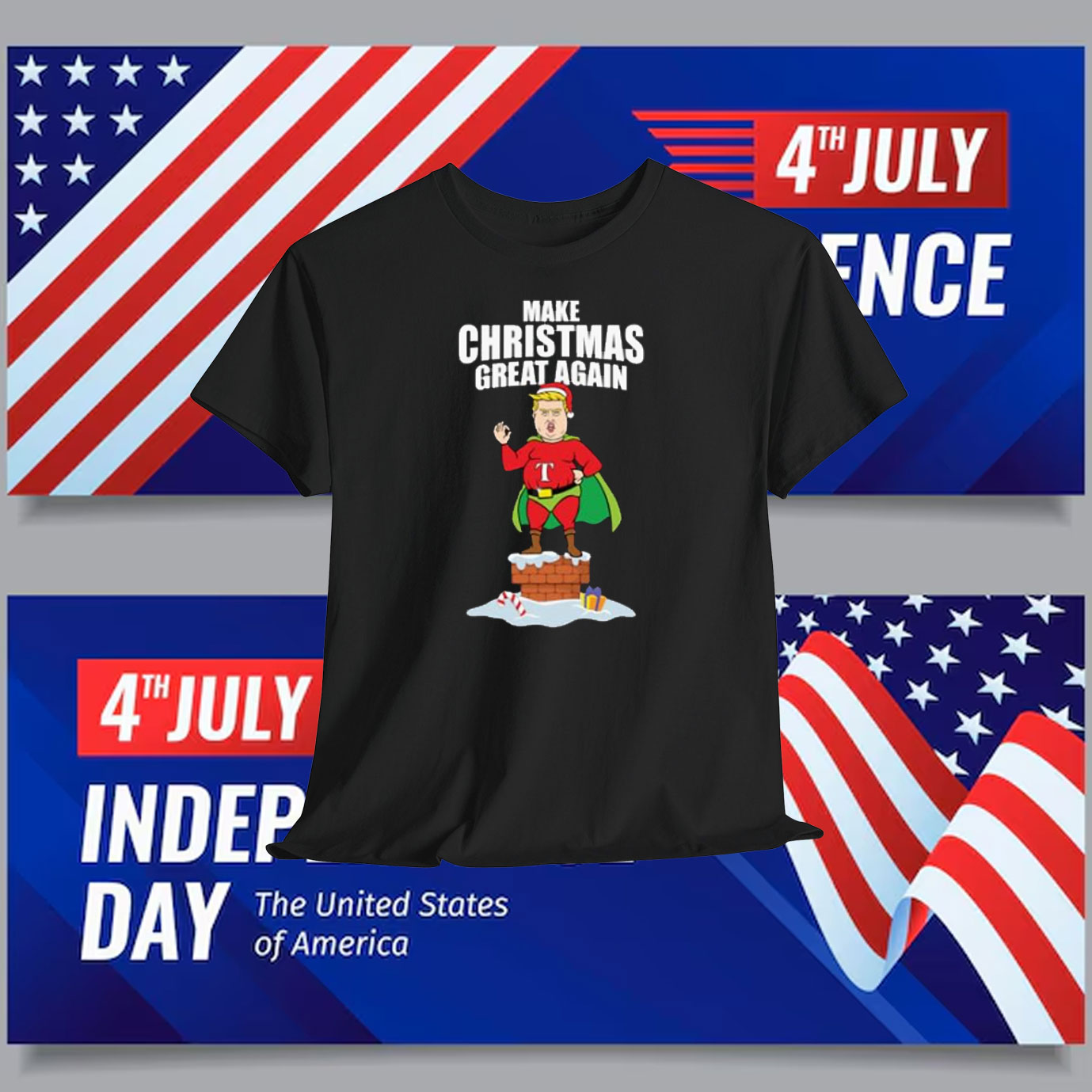 Trump Supre Hero Make Christmas Great Again Shirt