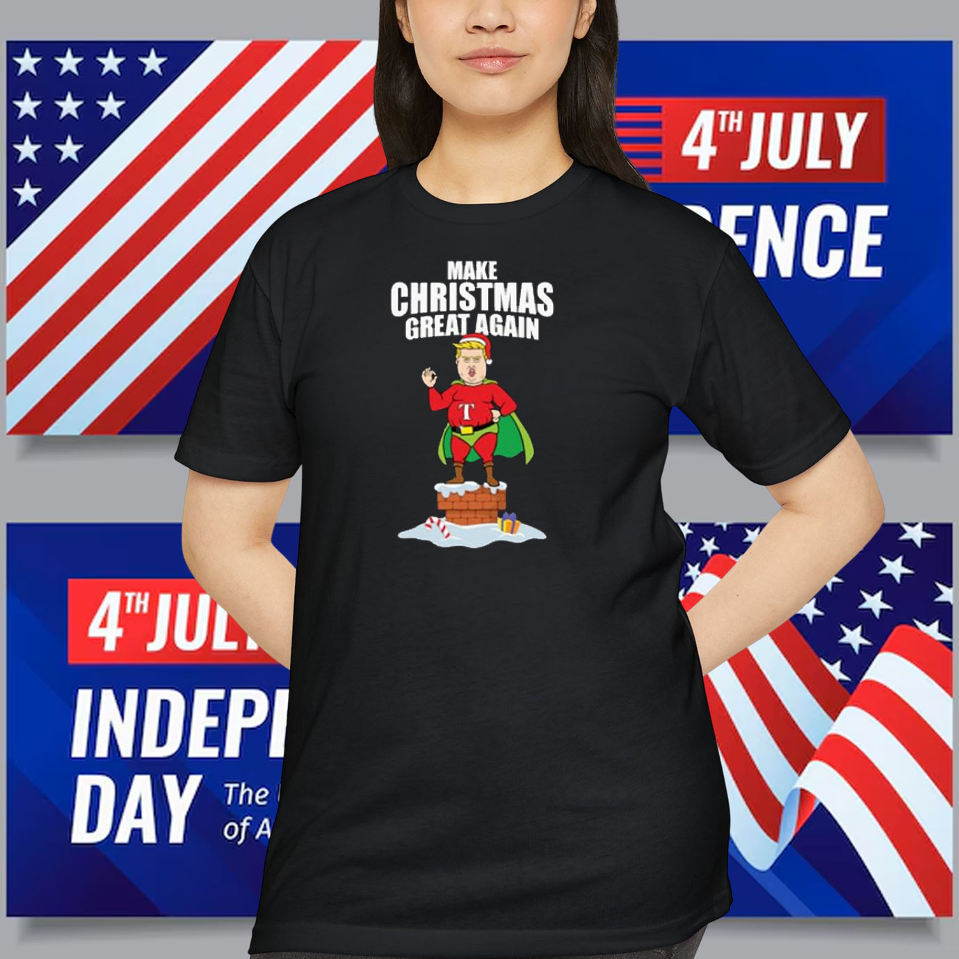 Trump Supre Hero Make Christmas Great Again Shirt