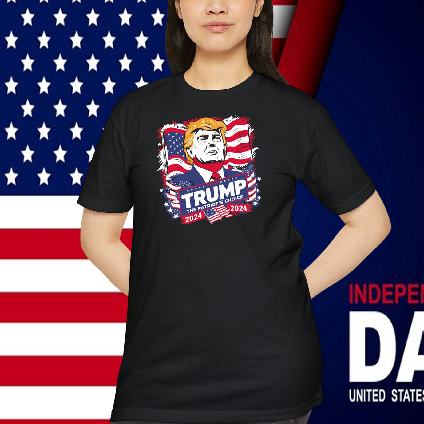 Trump The Patriot's Choice 2024 America Shirt