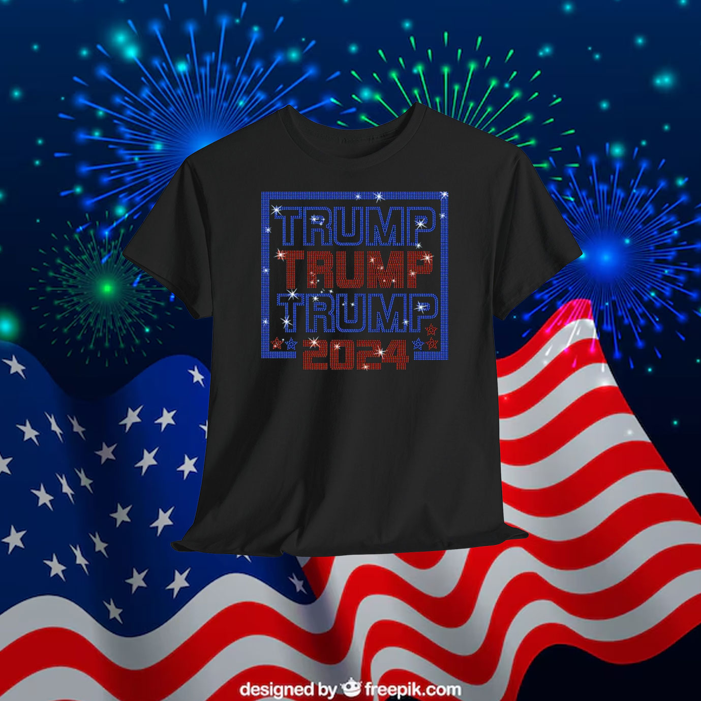 Trump Trump Trump 2024 President Shirt
