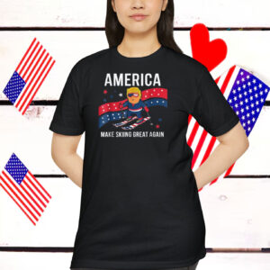 Trump USA America Make Skiing Great Again Shirt