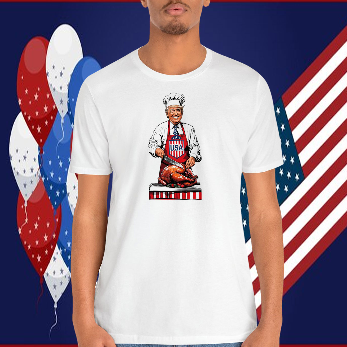 Trump USA Thanksgiving Turkey Shirt