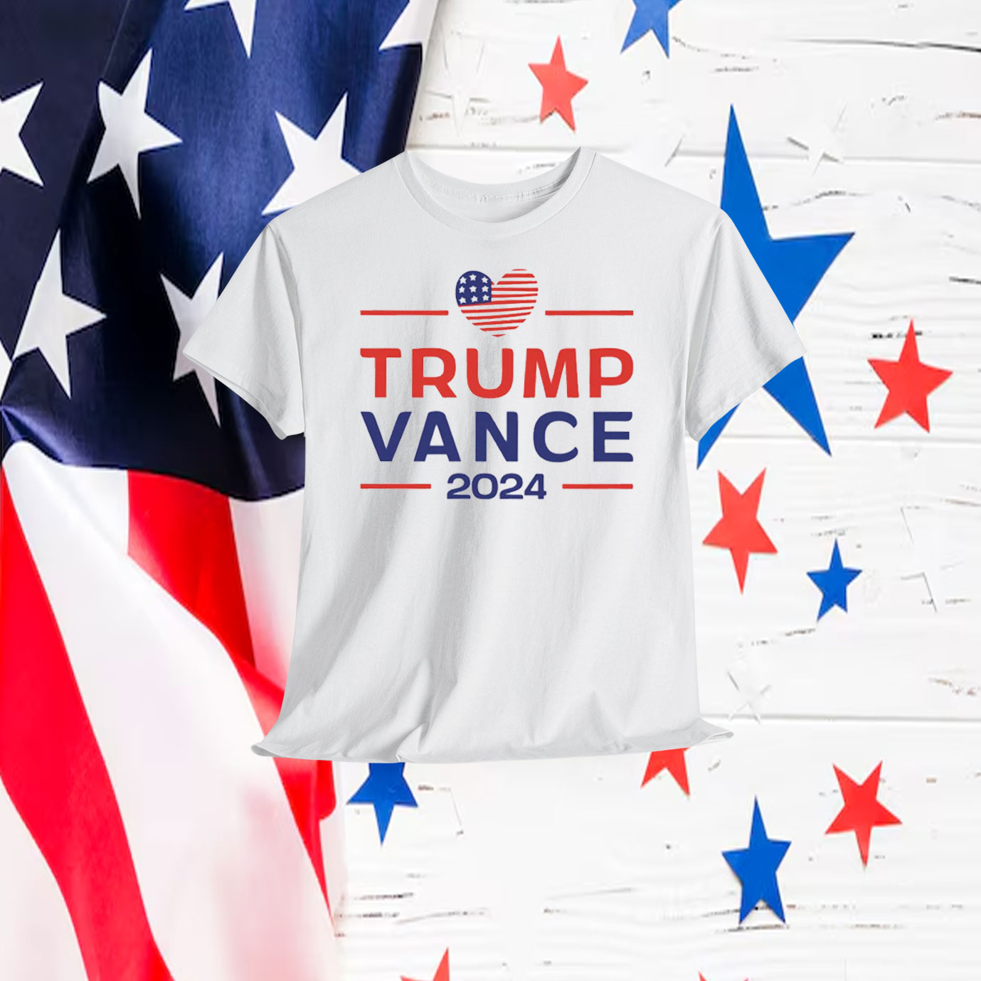 Trump Vance 2024 Love America Shirt