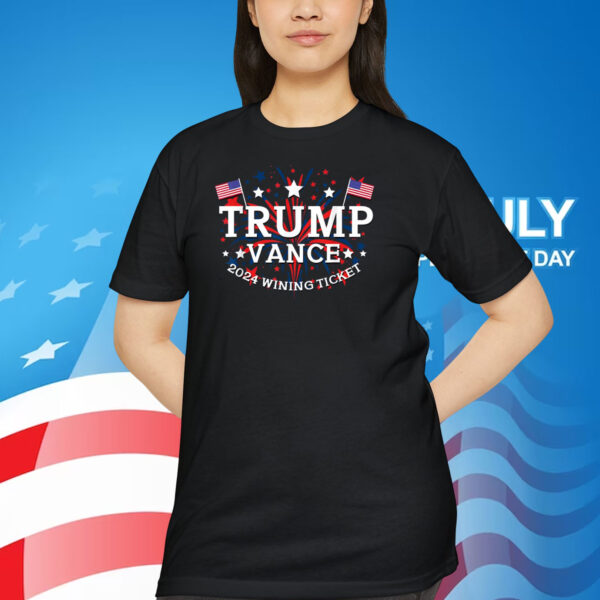 Trump Vance 2024 Wining Ticket Election Shirt