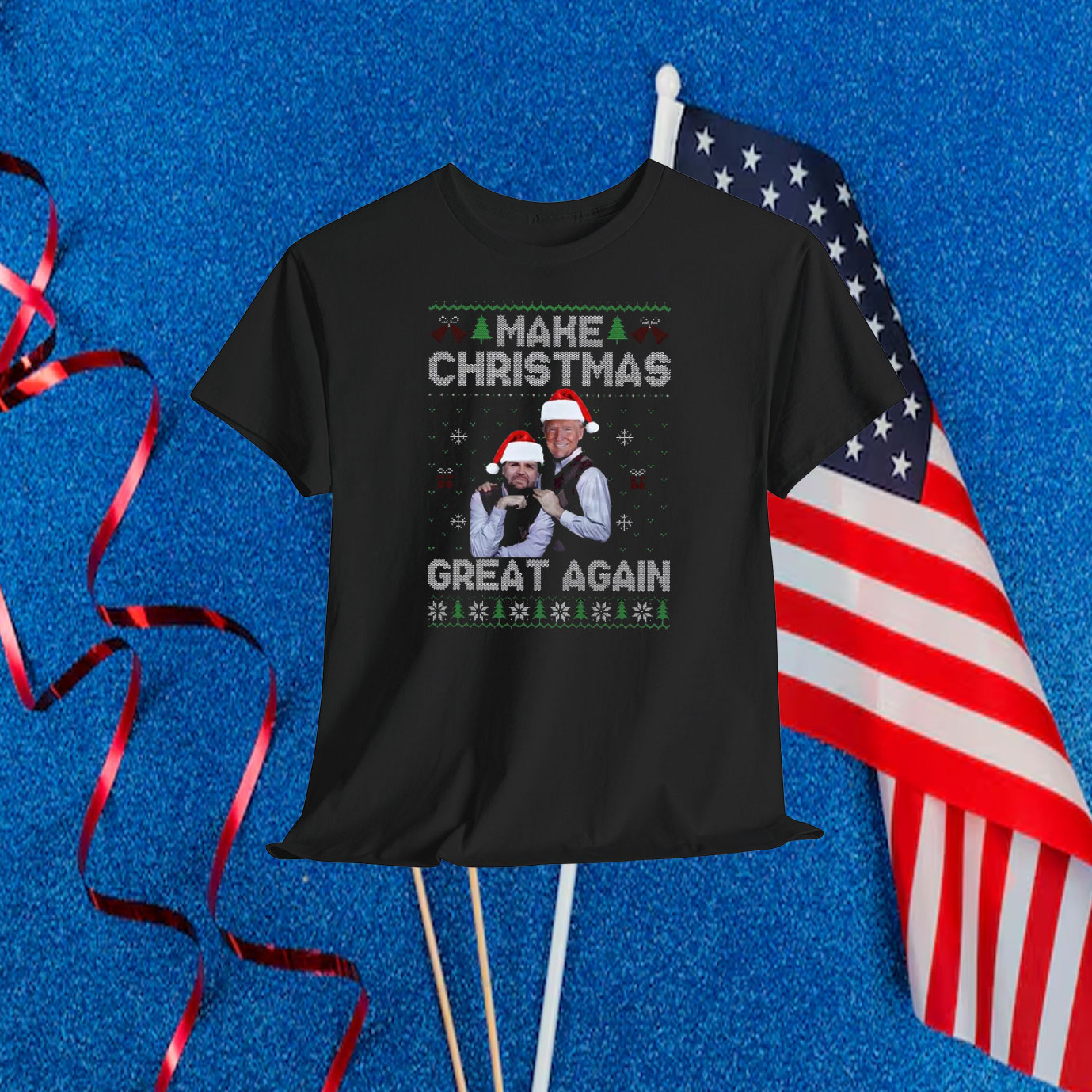 Trump Vance 24 Make Christmas Great Again Shirt