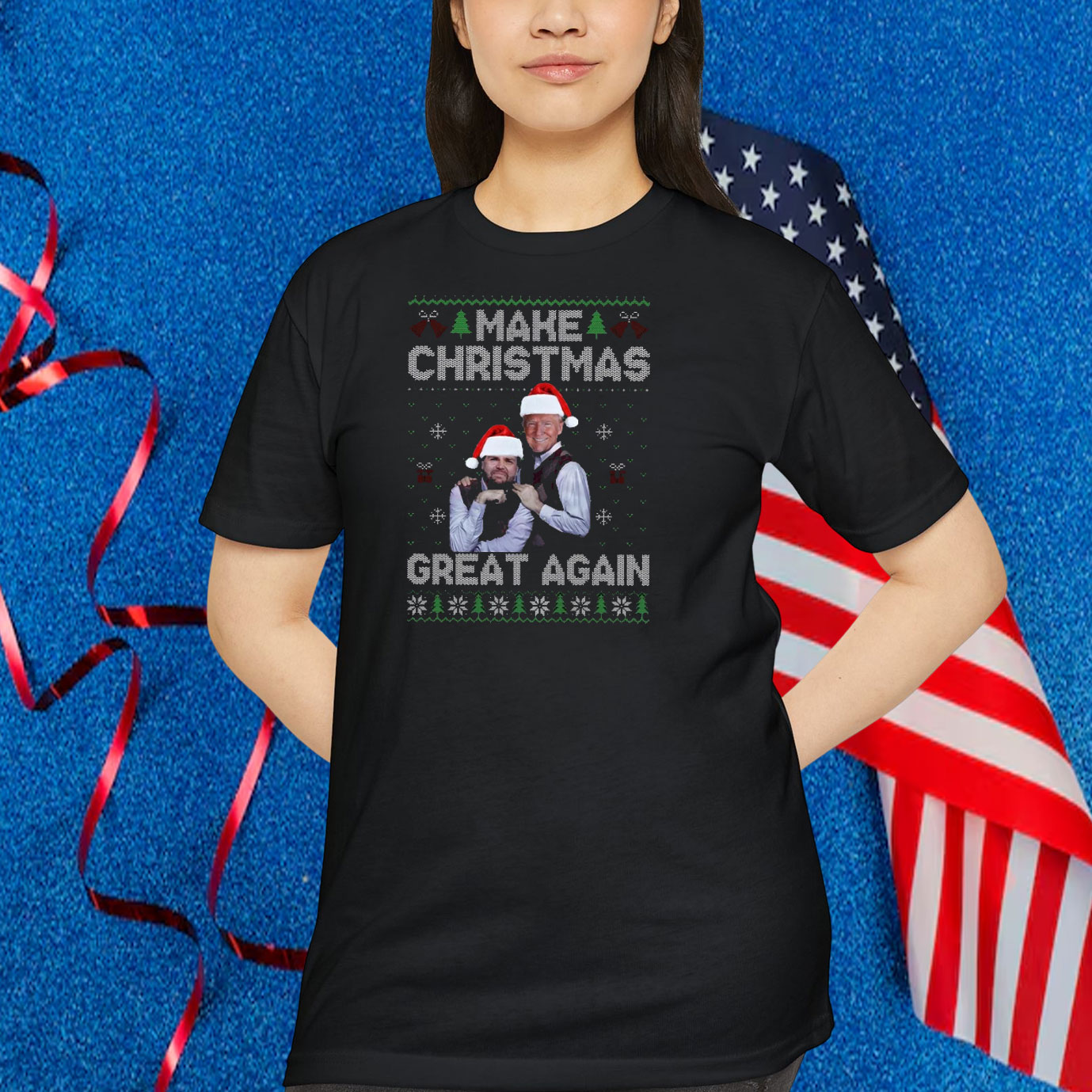Trump Vance 24 Make Christmas Great Again Shirt