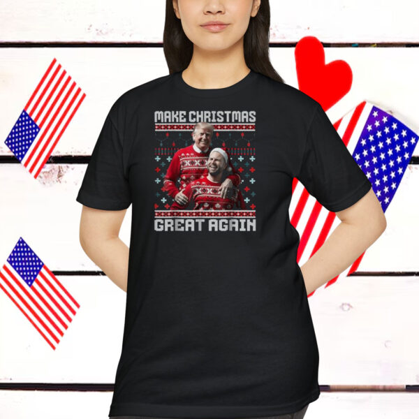 Trump Vance Brothers Ugly Funny Make Christmas Great Again Shirt