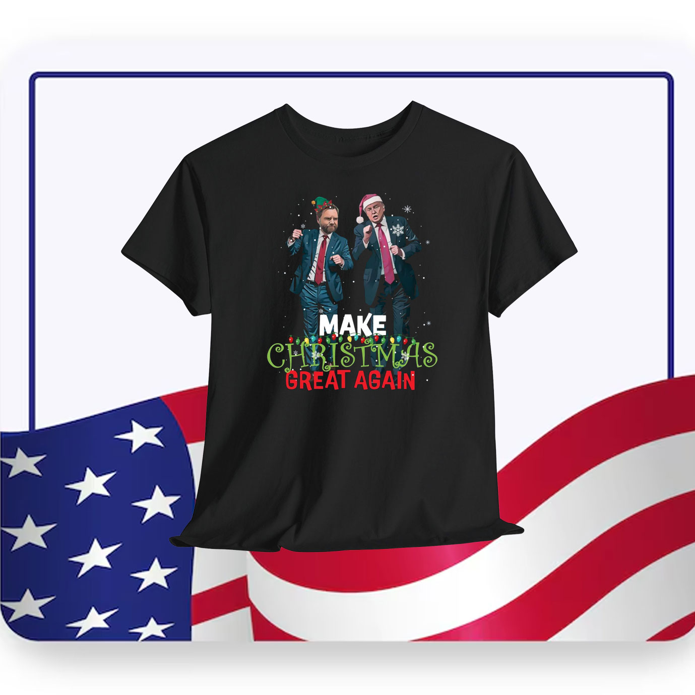 Trump Vance Make Christmas Great Again Shirt