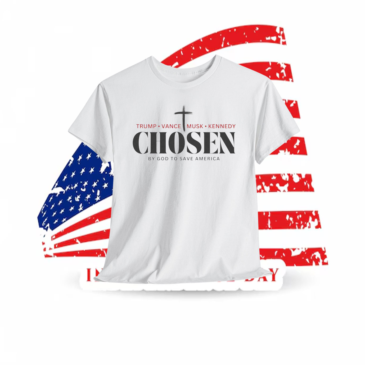 Trump Vance Musk Kennedy Chosen By God To Save America Shirt