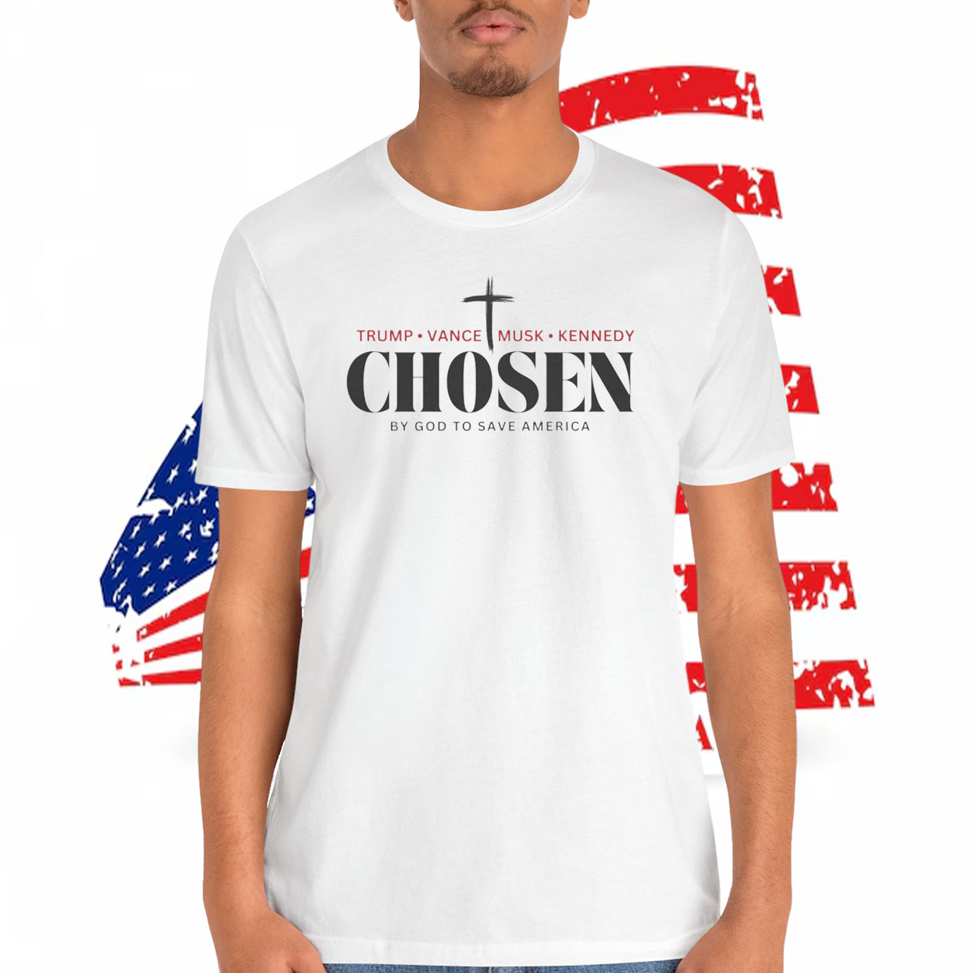 Trump Vance Musk Kennedy Chosen By God To Save America Shirt