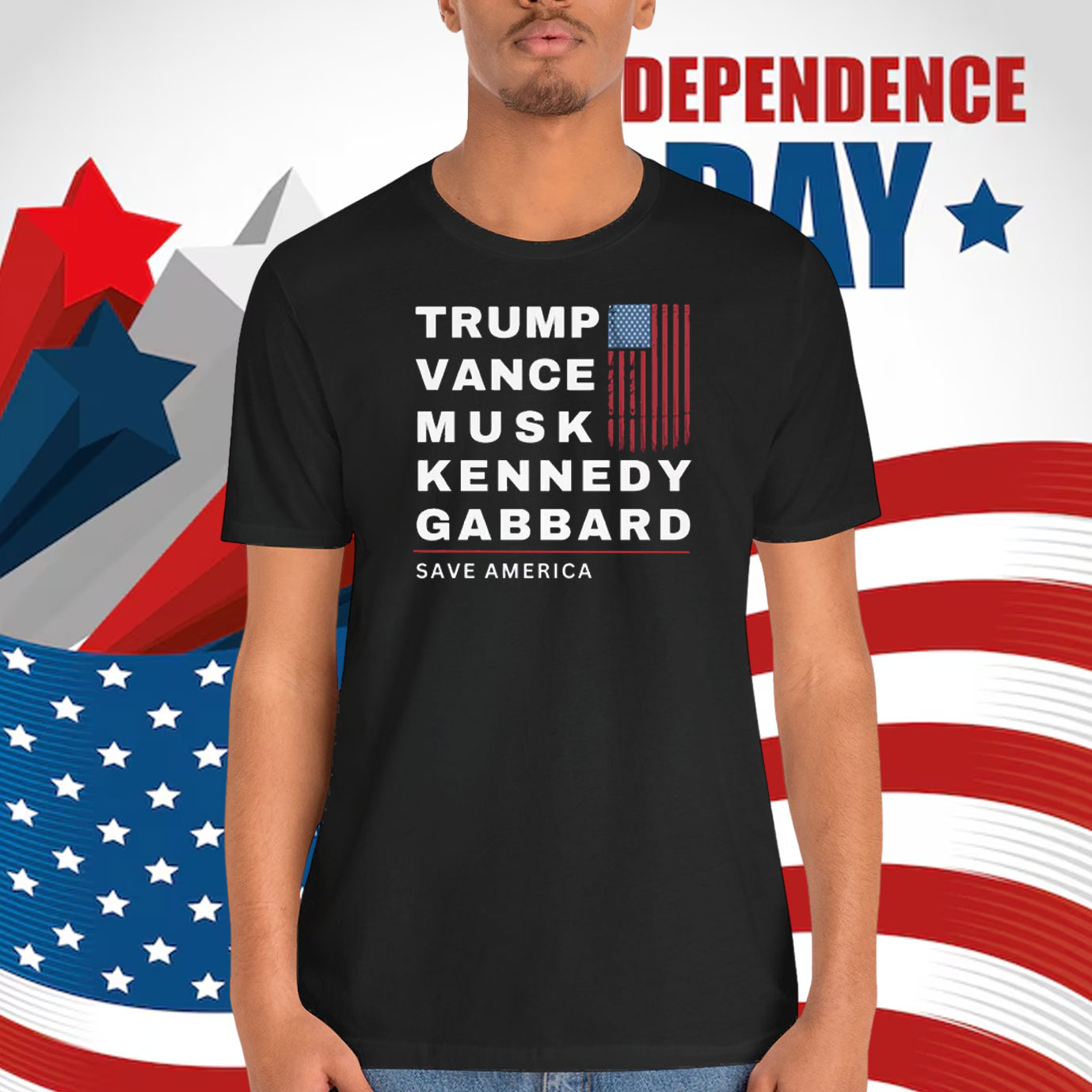 Trump Vance Musk Kennedy Gabbard Save America 2024 Shirt